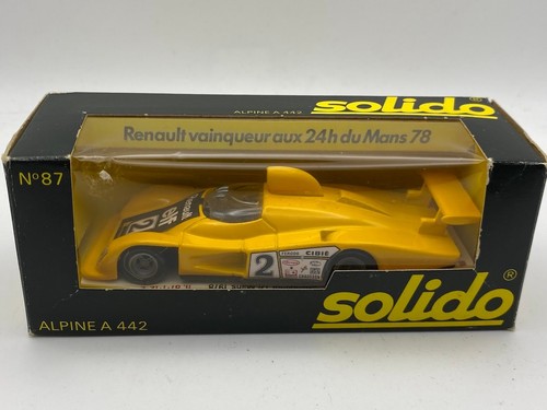 SOLIDO Alpine Renaulkt A442B Turbo V6 2L 24h du Mans 1978 1:43 Diecast - Imagen 3 de 8