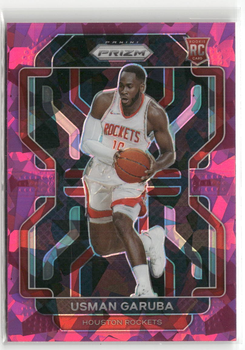 2021-22 Panini Prizm #321 Usman Garuba Pink Ice ☘️A21