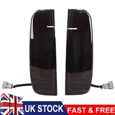 Rear Tail Light Lamp LED Dynamic Smoked Pair For Nissan Navara D40 2005-2015