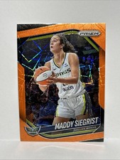 2025 Panini Prizm WNBA - Maddy Siegrist #50 Orange Velocity Prizm🔥