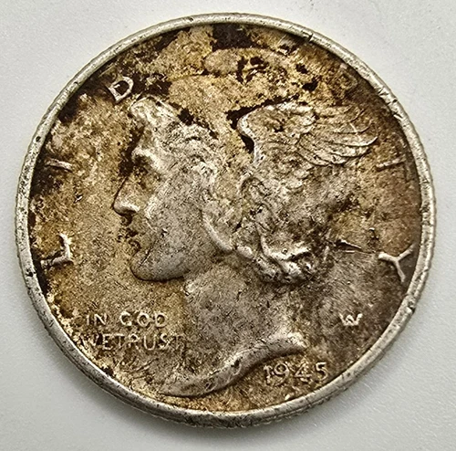1945 D Mercury Dime AU You Grade It! 90% Silver Type Coin Free ship!
