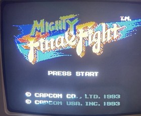Mighty Final Fight Nintendo NES Tested and Authentic