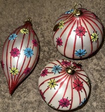 Katherine  s Collection Christmas Ornaments  Lot Of 3 