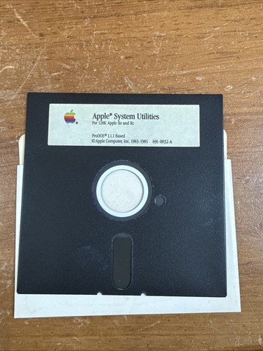 🍏 Apple System Utilities for the IIc ProDOS Based - 5.25 Media - Afbeelding 2 van 2