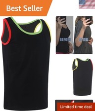 FTM Chest Binder Tank Top Built-In Elastic for Comfort and Masculine Fit