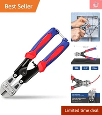 Spring Loaded Mini Bolt Cutter 8-Inch: Efficient Cable Snips for Electricians