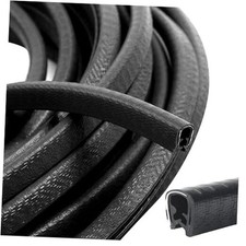 U Shape Rubber Seal Edge Strip Trim Guard for Panels, Car Doors, Steel Plates, 