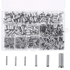 1950 Pcs Wire Copper Crimp Fitting Ferrules Assortment Kit, 22-10 AWG... 