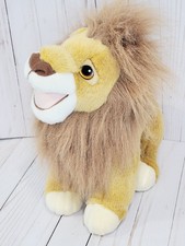 VTG 1993 Lion King Mufasa Adult Simba Plush Stuffed Animal Toy Mattel Disney 14"