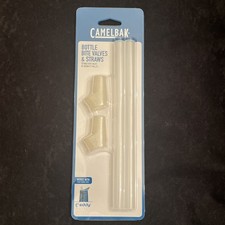 Camelbak Bottle Bite Valves And Straws Clear 2 Valves 2 Straws Eddy Groove New