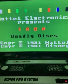 INTELLIVISION 3 CIB GAME LOT TRON DEADLY DISCS /SPACE BATTLE/ASTROSMASH TESTED