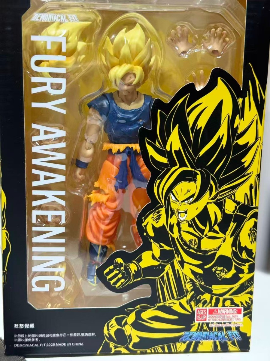 Fury Awakening Super Saiyan Son Goku Demoniacal Fit Action Figure