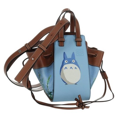 LOEWE × Ghibli My Neighbor Totoro Hammock Draw Sling Medium Totoro Auth 167...