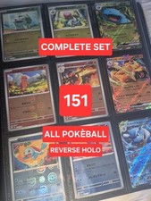 Pokemon 151 Pokeball reverse Set Completo (165/165) sv2a Album incluso complete