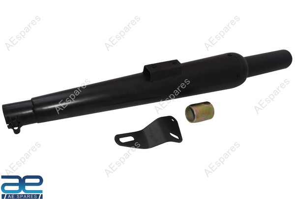 & DäMpfer Goldstar Glasswool Schwarz FüR Royal Enfield Klassisch 350 500 Uce ECS-image