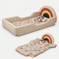 Kids/Toddler Floor Bed/Mattress, No Assembly Soft Foam 2-8 years