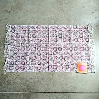 Indian Area Rug 27'' X 45'' New with Tag Attached