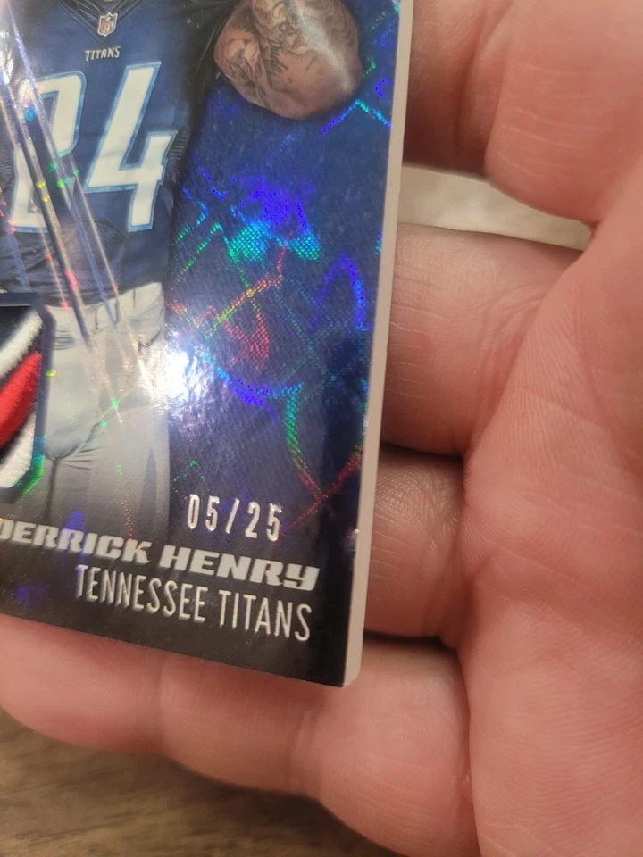 2016 Panini Day Derrick Henry Rc Hat Patch Relic /25 - Image 4 of 4