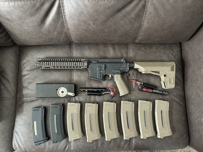 Umbrella Armory Mk18 Tan Great Condition, 2025 Service, With Mags!