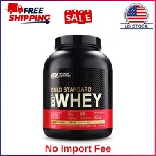 Optimum Nutrition Gold Standard Whey 5lb Protein Powder, French Vanillan 12.80 per gallon