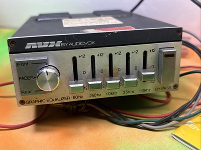 Vintage AVX by AUDIOVOX AMP-550A Graphic Equalizer Amplifier