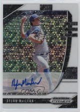 2020 Panini Prizm Draft Picks White Donut Circle 38/50 Dylan MacLean Auto u6m
