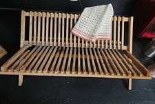 WOODEN COLLAPSIBLE DISH DRAINER DRYING RACK WITH VINTAGE DISH CLOTH