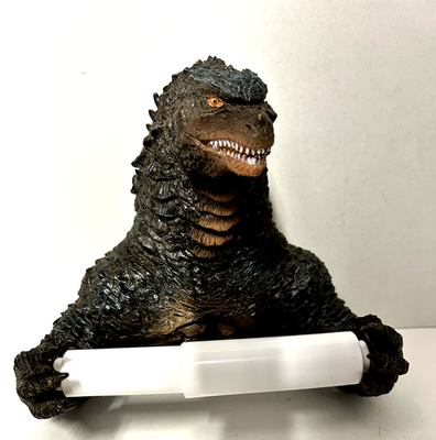 Godzilla Toilet Paper Holder - Resin -New never used | eBay