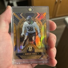 2023 Panini Gold Standard - Rookies Derick Hall #130 Citrine /30 (RC)