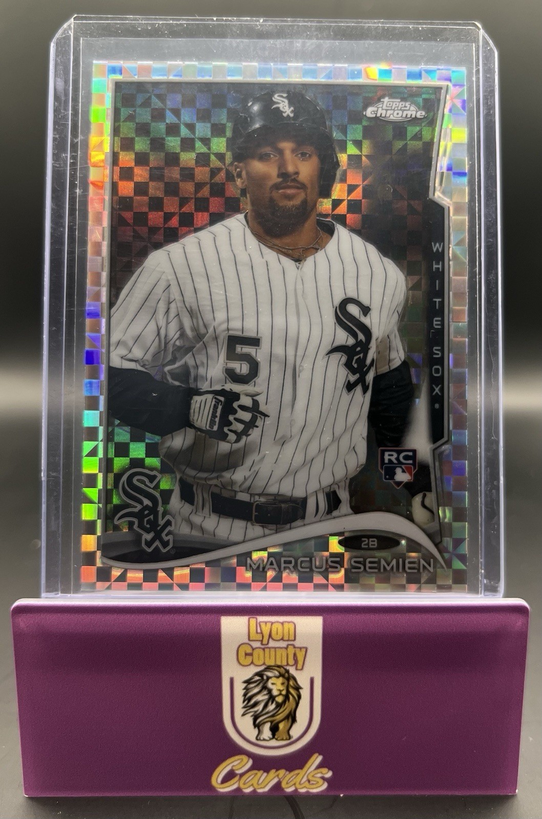 2014 Topps Chrome Marcus Semien X-Fractor #43 RC Mets Rangers White Sox