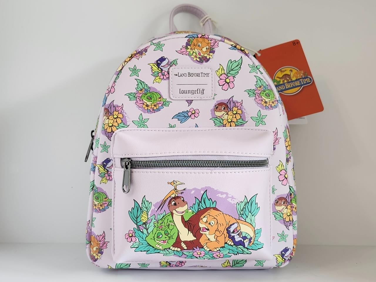 Mini Mochila Floral Loungefly The Land Before Time Dinosaurios Littlefoot Cera