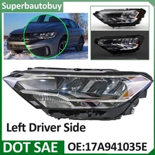 For 2019-2023 Volkswagen Jetta Non-Projector LED Headlight Headlamp Driver Side