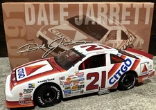 1991 Dale Jarrett #21 Wood Brothers Citgo Ford 1/24 Action Nascar Diecast