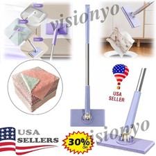 Snap Grip Mini Mop Zero Touch Hands Free Squeeze Mop Wet Dry Cleaning Dry-2026