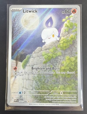 Litwick - 101/086 White Flare (WHT) Illustration Rare Pokémon Card