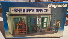 Vintage Playmobil 3423 Sheriffs Office Retired 1992 Still Sealed New in Box RARE