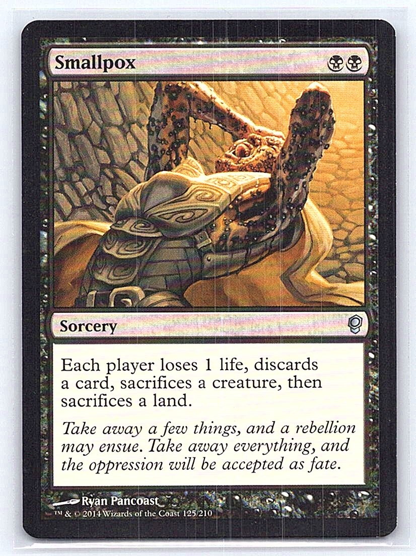 SMALLPOX 125 UC CONSPIRACY MTG CARD