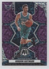 2021-22 Panini Mosaic Fast Break Purple Prizm 45/50 Gordon Hayward #132 0f21