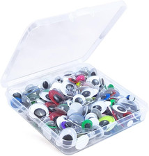 Wiggle Googly Eyes Self Adhesive, Mixed Sizes 6Mm, 8Mm, 10Mm, 12Mm, 15Mm 300 