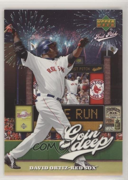 2006 Upper Deck First Pitch Goin' Deep David Ortiz #GD-12 HOF 0b3