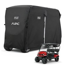Golf Cart Cover, 600D Heavy Duty Waterproof 4 Passenger Cart Cover,UV