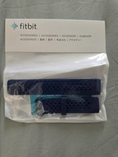 Fitbit Charge 3 and 4 Band Sport Navy Blue Large FB168SBNVL Band Only New