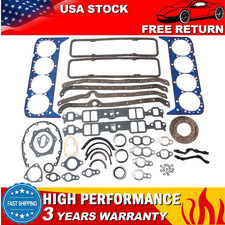 Full Engine Gasket Set Fit For Rear Seal Chevrolet Sbc 283 327 350 5.7l 260-1000 Full Engine Gasket Set Fit For Rear Seal Chevrolet Sbc 283 327 350 5.7l 260-1000
