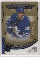 2020 Upper Deck Ultimate Collection Introductions Gold 33/49 Mikko Lehtonen 0gn4