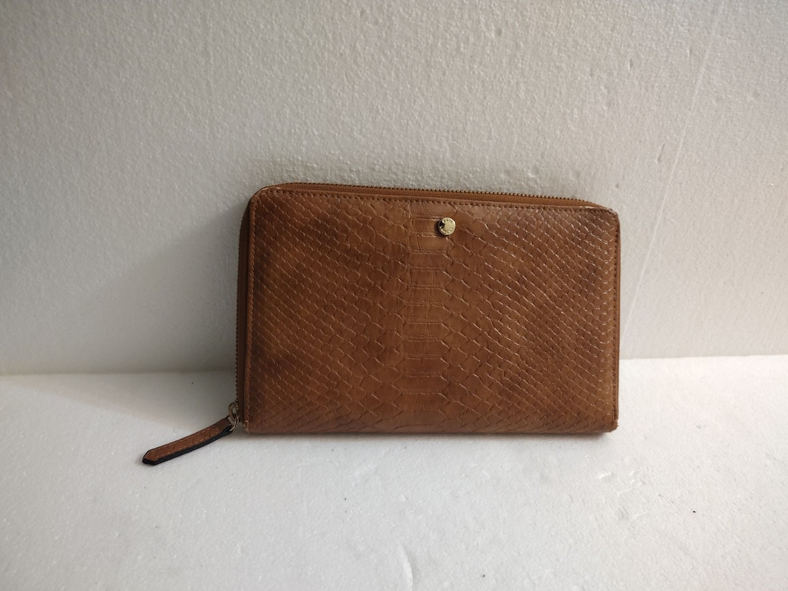 Front Zip Snake Kate Spade Zip Around Wallet Leather Snake Embossed Card Organizer ...