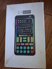 19 Sound Card Wireless Remote Control Black U...