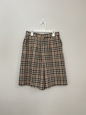 90  s Japanese Brand Vintage Plaid Shorts with Pockets 26x9