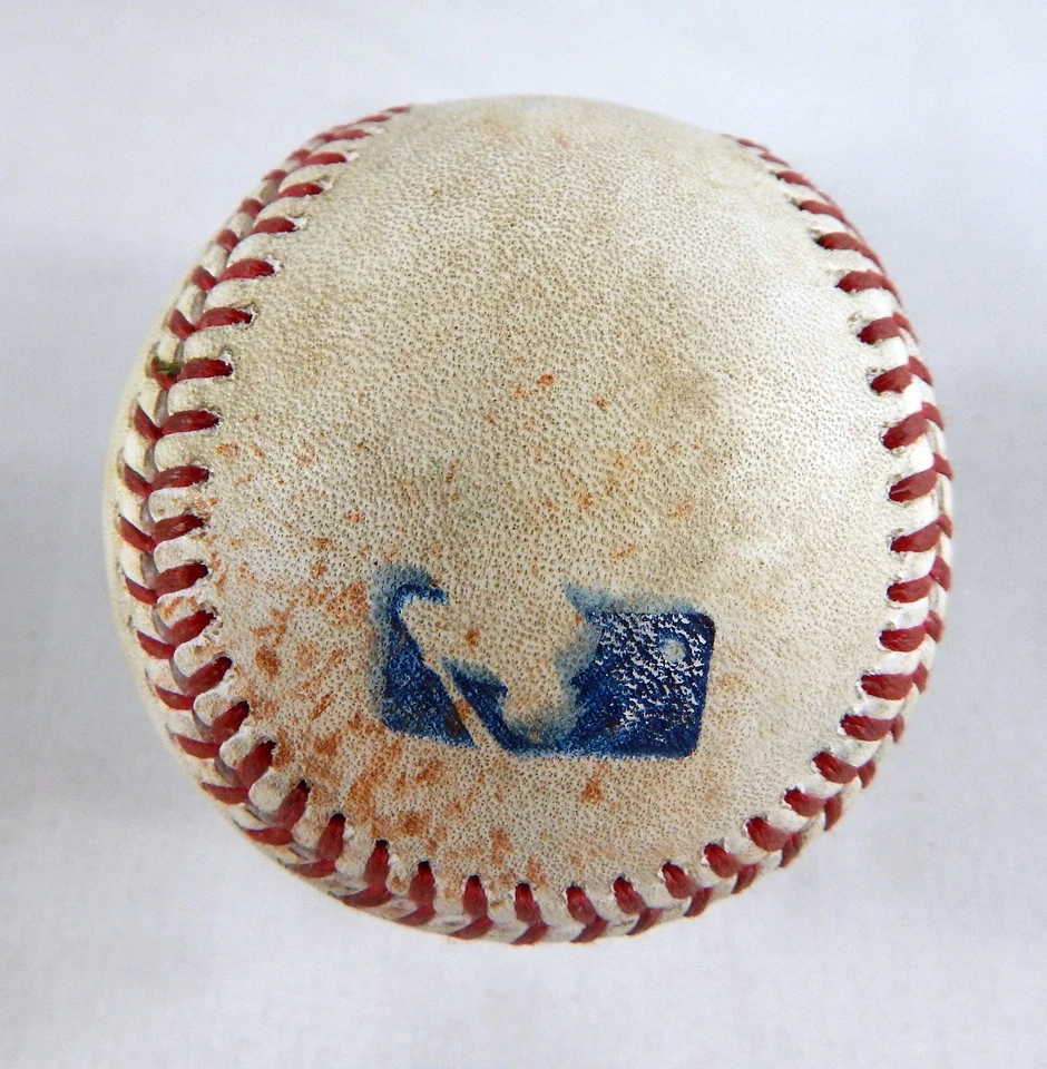 2023 Atheltics Pirates Game Used Baseball JP Sears Connor Joe RBI Double - Image 3 of 4