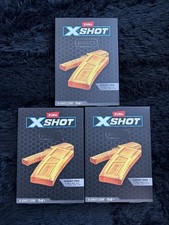 Lot Of 3 boxes Zuru X-Shot X Shot Pro 1 Half Clip  1 Full Clip NEW SEALED