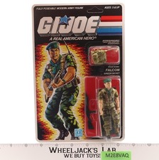 Falcon 34 Back GI Joe 1985 Hasbro Vintage Action Figure NEW MOSC SEALED